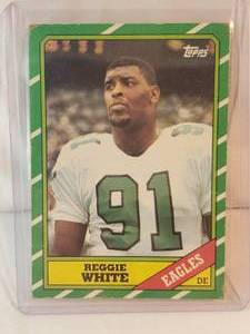 Reggie White Rookie 1986 Topps No. 275