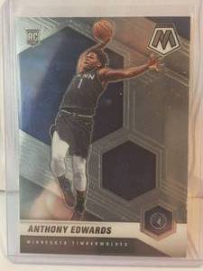 Anthony Edwards Rookie 2020-21 Panini Mosaic No. 201