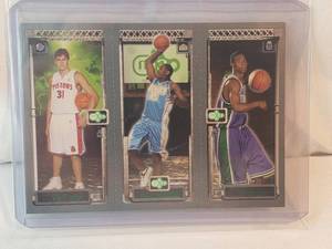 T.J. Ford 118, Carmelo Anthony 113, Darko Milicic Rookie 112 Triple