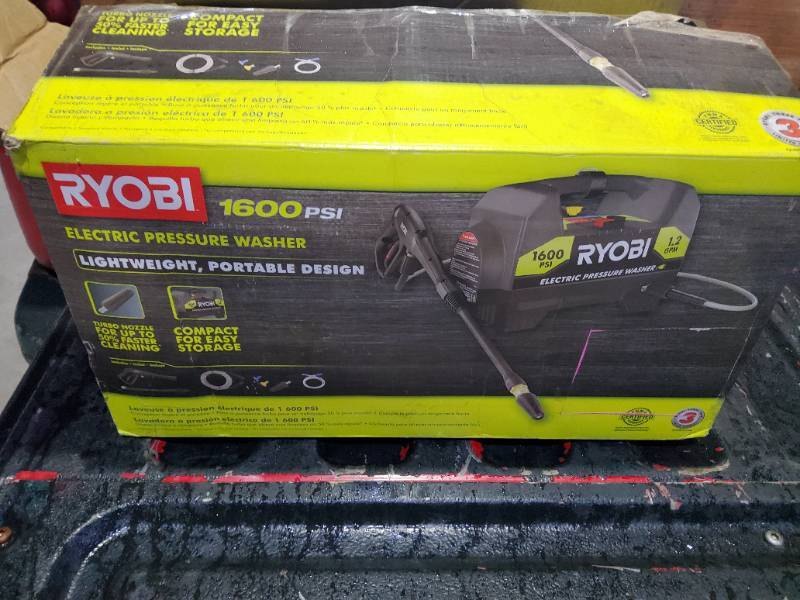 Ryobi electric pressure online washer 1600