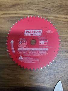 Diablo 6-12 in. 48 tooth saw blade, New open package