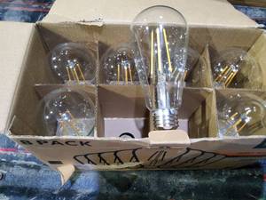New case of 8 light bulbs, see pics