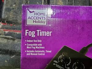 Fog machine timer, New