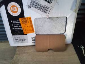 Traffic master 12 x 12 peel and stick tile, (30) New