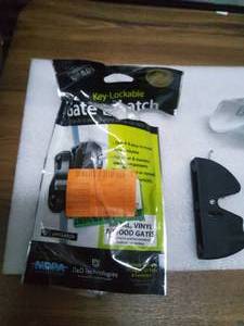 Gate latch with key lockable, New