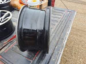 Set of 4- 16 in aluminum rims, Used.
