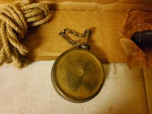 Military issue bore snake, Oiler, and Mystery item in wrapper