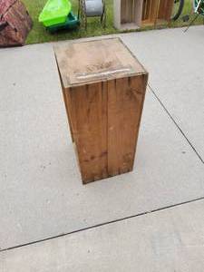 2 wood crates