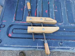 10 in screw type wood clamp.
