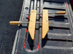 10 in screw type wood clamp.