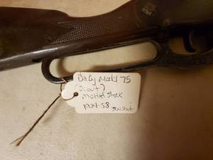 Daisy BB gun, model 75 Scout, 300 shot.