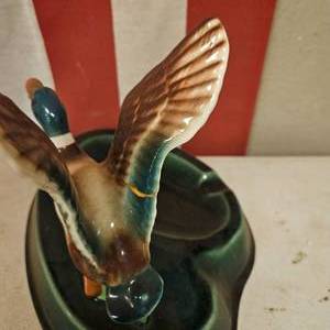 Mallard duck ashtray