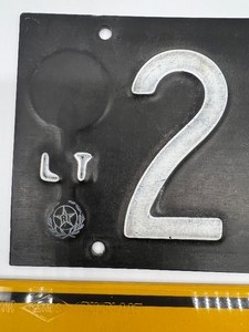 lot 30 image: Vintage European & South Africa License Plates