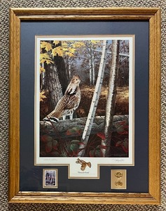 lot 49 image: HARRY ANTIS - Thunderbird - Signed Art