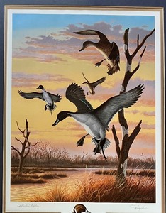 lot 50 image: HARRY ANTIS - In For The Evening - Signed Art