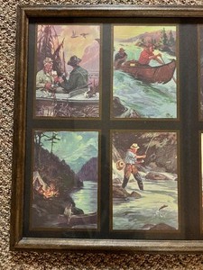 lot 106 image: Vintage Framed Hintermeister Salesman Card Sample