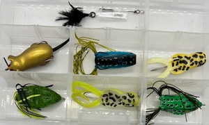 lot 112 image: Variety of Rubber Lures