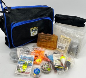 lot 118 image: Fishing Fun including Member BASS Bag and More