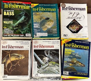 lot 129 image: Vintage IN-FISHERMAN Magazines - HUGE LOT