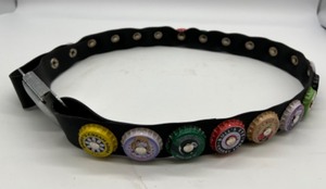 lot 315 image: Soda Pop Tops Rubber Seatbelt Buckle Funky BELT