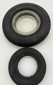 lot 317 image: Salesman Samples Rubber Tires & Metal Box