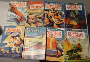 lot 303 image: Vtg WWII POPULAR MECHANICS  SCIENCE Magazines