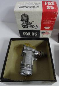 lot 304 image: Fox Nitro Glow Model Airplane Engines Hobby x5