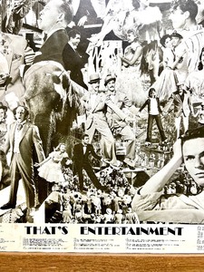 lot 206 image: THATS ENTERTAINMENT 1975 - Large 80 - Photo Collage from Hollywood