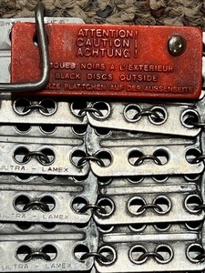 lot 215 image: Really Cool Rustic ULTRA LAMEX Metal Butchers  Meat Cutters Apron.