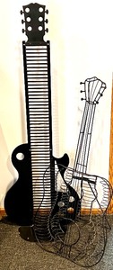 lot 240 image: 2 Rockin Metal Guitar CD Holders
