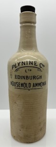 lot 279 image: PLYNINE Co. LTD -  Edinburgh Household Ammonia Stoneware Bottle with Top