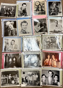 lot 282 image: Vintage Country Singers Photographs  Promo Cards - Qty 17