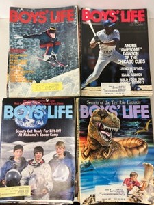 lot 520 image: Large Lot of Vintage BOYS LIFE Magazines