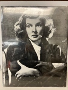 lot 244 image: Vintage Katherine Hepburn Poster Print
