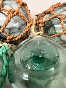 lot 245 image: Glass Fishing Floats - QTY 5