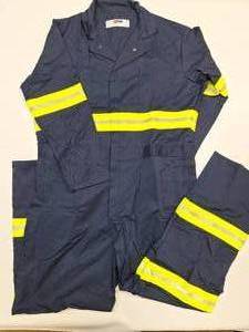 lot 547 image: GK Navy Reflective Coveralls - NWT - Size 46 RG (quantity 3)