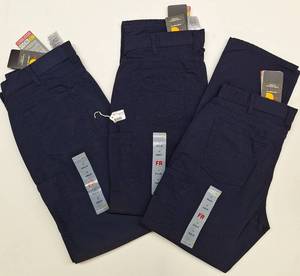 lot 557 image: CARHARTT FR (Flame Resistant) Womens Navy Pants - 2112 - CAT - NWT - Size 14 Regular - 3 pairs