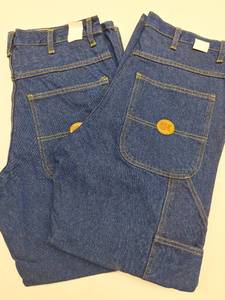 lot 568 image: GK Mens Denim Carpenter Jeans - NWT - Size 33 x 30 - 2 pairs