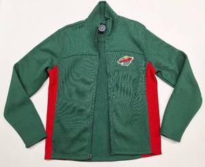 lot 606 image: Minnesota WILD NHL Heavy Knit Jacket - Size M - NWT