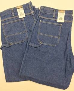 lot 589 image: DICKIES Mens Denim Carpenter Jean - NWT - Size 40 x 32 - 2 pairs