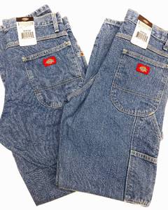lot 559 image: DICKIES Mens Denim Carpenter Jeans - NWT - Size 30 x 32 - 2 pairs