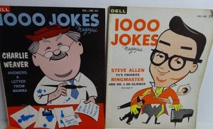 lot 343 image: Vintage 50s-60s Dell 1000 Jokes Magazine Collection 5 Issues