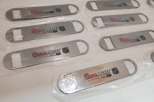 lot 310 image: 11 Coors Light Official Beer Bottle Opener NHL