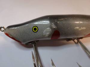 lot 347 image: Vintage 50s C.C. ROBERTS Mud Puppy Wood Spinning Tail 6 12 FISHING LURE