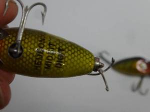 lot 348 image: Vintage Lot of HEDDON Midget RIVER RUNTS & Spook Floater Fishing Lures
