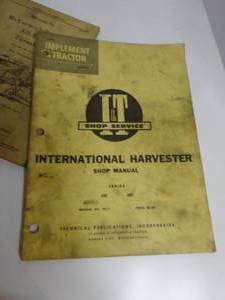 lot 354 image: Vintage Farm Tractor instructional Booklets 1930s McCormick-Deering International Harvester