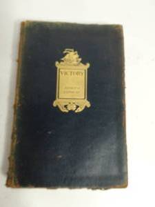 lot 353 image: Antique JOSEF CONRAD Leather Bound BOOKS Gold Embossed Chance & Victory 1914