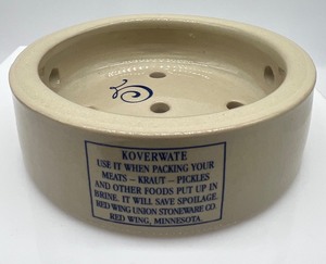 lot 376 image: RED WING POTTERY Commemorative Collectors - 1992 - 5 Gallon Kover Weight