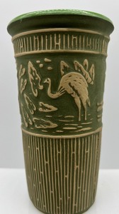 lot 453 image: RED WING POTTERY Commemorative Collectors - 2004 - Brushed Ware Vase