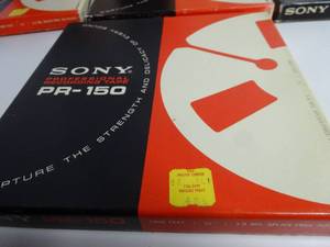 lot 380 image: Vintage SONY PR-150 Reel to Reel Recording Tapes Lot of 7 Rock and Roll 7